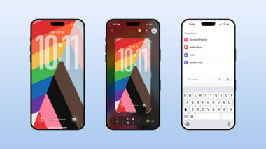 Yeni başlatılan iPhone iOS 26 Beta sürümü gelişmiş Sıvı Cam Efekti ve modern UI yükseltme