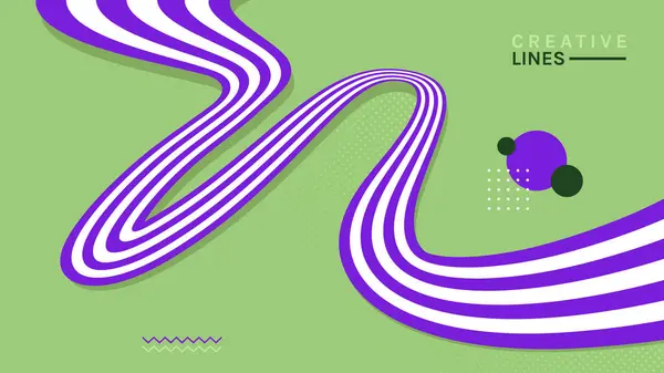 Hareket Çizgileri ve Dinamik Boyutsal Teknik Akış Tasarımı ile Yaratıcı 3D Eğimli Çizgi Vektörü Arkaplanı