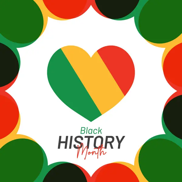 Poster, afiş, kart ve yazdırma için kalp şekli elementli Siyah Geçmiş Ay vektör tasarımı