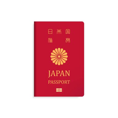 Kasımpatı Mühürlü Japon Pasaportu Resmi Seyahat Kimlik Belgesi