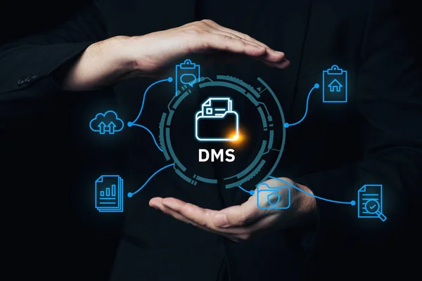 Sistema Gestão Documentos Dms Software Automação Tecnologia Informação Consultores Documentação — Fotografia de Stock