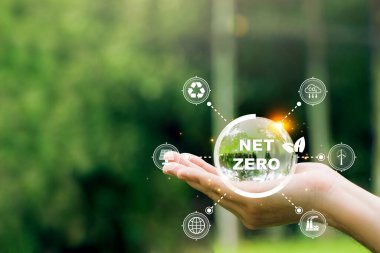 Karbon nötr ve net sıfır kavramı. Doğal ortam. İklim-nötr uzun vadeli bir strateji. Sera gazı emisyonları hedefleri.