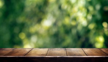 Kozmetik ürünleri için arka plan, yeşil yapraklı sahne. Ürün sunumu için boş gösteri. Kalıbı düzenle.