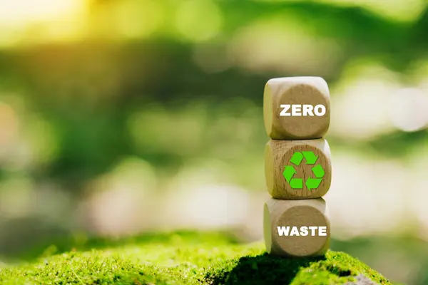 Reciclaje Residuos Para Medio Ambiente Limpio Saludable Concepto Residuo Cero —  Fotos de Stock
