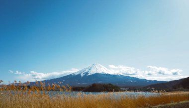 Fuji Dağı ikonu ve Japonya 'nın sembolik dağı. Kültürü, Kawaguchiko Gölü 'ndeki gelenekleri gösteren güzel turistik yerler..