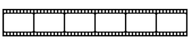 Film şeridi. Negatif film çerçevesi. Film şeridi. Film şeridi sembolü.