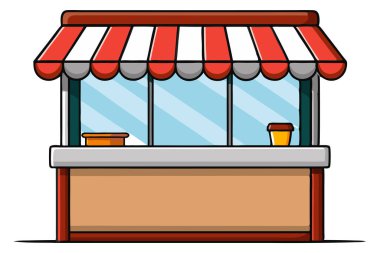 Beyaz arkaplanda izole edilmiş iş stop vektörü resmi.