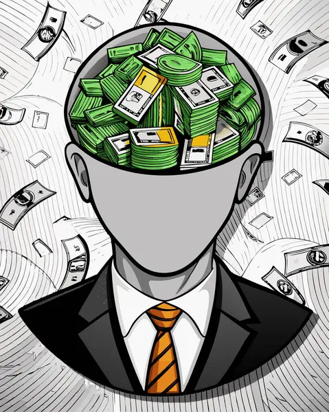 Beyaz arka planda izole edilmiş iş adamı baş vektör görüntüsü yığını.