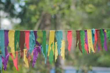 Renkli bayrak ya da flama zinciri