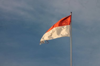 Indonesian Flag, The Red and white Flag, national symbol of Indonesia.
