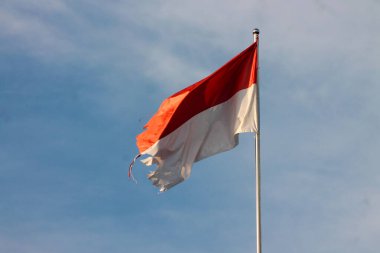 Indonesian Flag, The Red and white Flag, national symbol of Indonesia.