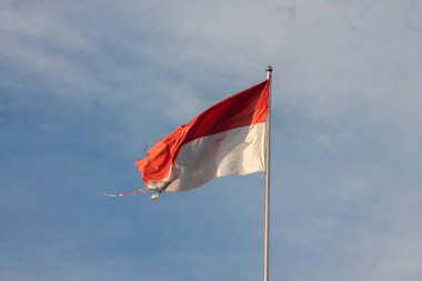 Indonesian Flag, The Red and white Flag, national symbol of Indonesia.