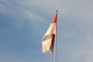 Indonesian Flag, The Red and white Flag, national symbol of Indonesia.