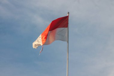 Indonesian Flag, The Red and white Flag, national symbol of Indonesia.
