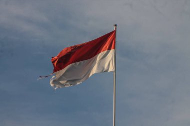 Indonesian Flag, The Red and white Flag, national symbol of Indonesia.