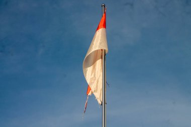 Indonesian Flag, The Red and white Flag, national symbol of Indonesia.