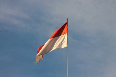 Indonesian Flag, The Red and white Flag, national symbol of Indonesia.