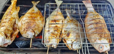 ızgarada Balık Pişirme