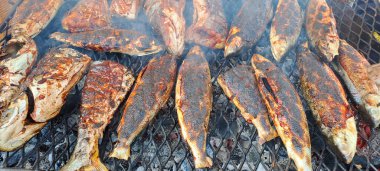 ızgarada Balık Pişirme