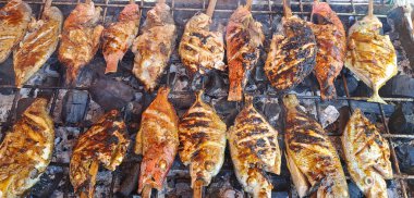 ızgarada Balık Pişirme