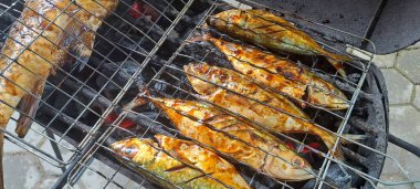 ızgarada Balık Pişirme