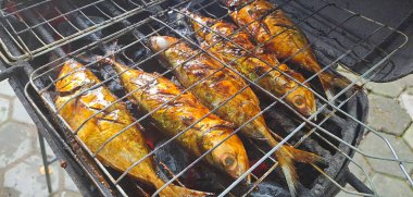 ızgarada Balık Pişirme