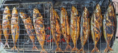 ızgarada Balık Pişirme