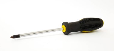 Tornavida beyaz üzerine izole edildi