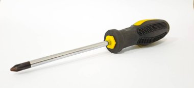 Tornavida beyaz üzerine izole edildi