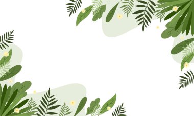 Yeşil dünya konsept illüstrasyon vektörüyle dünya çevresi gündüz ve dünya günü