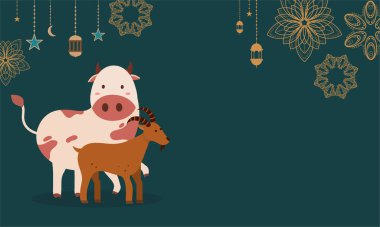 Kurban Bayramı için vektör arkaplanı