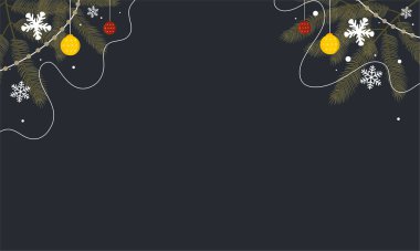 Mutlu noeller için afiş arkaplanı illüstrasyon vektörü