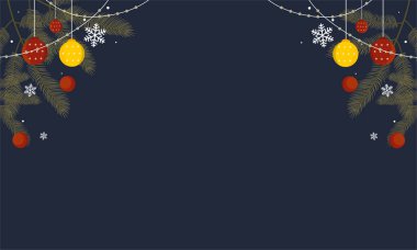 Mutlu noeller için afiş arkaplanı illüstrasyon vektörü