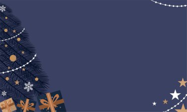 Mutlu noeller için afiş arkaplanı illüstrasyon vektörü