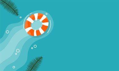 Yaz dönemi arkaplanı ve yaz titreşimleri için yaz illüstrasyon vektör günü