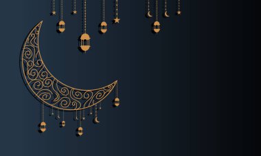 ramadan kareem background banner vector set with luxury ornament ramadan eid mubarak background