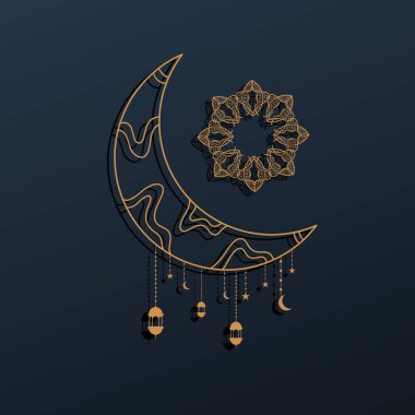 ramadan kareem background banner vector set with luxury ornament ramadan eid mubarak background