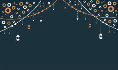 ramadan kareem background banner vector set with luxury ornament ramadan eid mubarak background