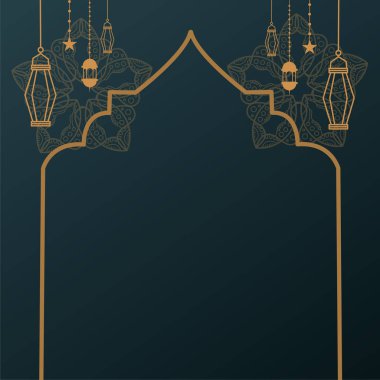 ramadan kareem background banner vector set with luxury ornament ramadan eid mubarak background