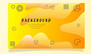 İniş sayfası web arkaplanı için soyut sıvı gradyan renk vektör tasarımı