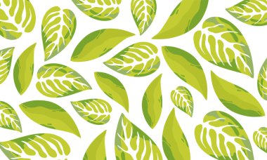 leaves illustration background for forest ecology nature background 