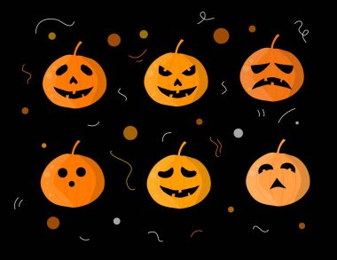 Cadılar Bayramı olay kaynakları için Cadılar Bayramı vektör tasarımı