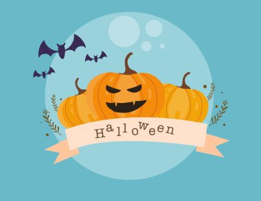 Cadılar Bayramı olay kaynakları için Cadılar Bayramı vektör tasarımı