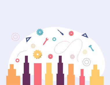 Mühendis olay vektörü günü için mühendislik günü illüstrasyon vektör tasarımı