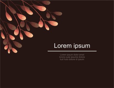 Merhaba sonbahar etkinlik tasarımı için sonbahar yaprakları