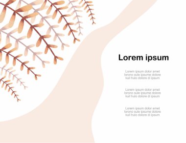 Merhaba sonbahar etkinlik tasarımı için sonbahar yaprakları