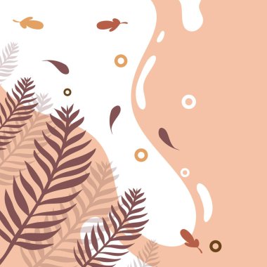 Merhaba sonbahar etkinlik tasarımı için sonbahar yaprakları