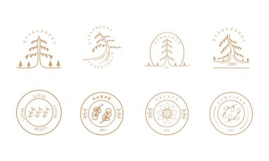 Çevre Doğal Logosu Yeşil ve Sürdürülebilir Tasarım
