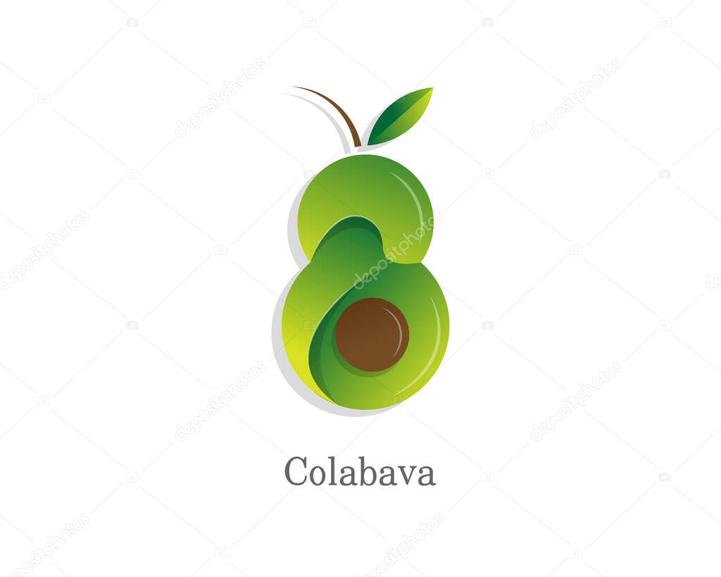 Avocado Logo Design vector