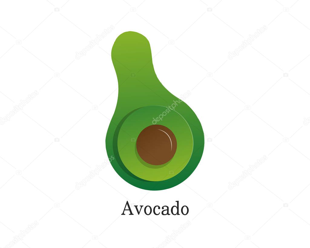 Avocado Logo Design vector